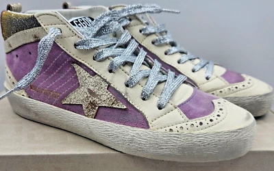 Golden Goose Mid Star women's suede and leather sneakers EU38 US8 $655 - Image 1 of 4