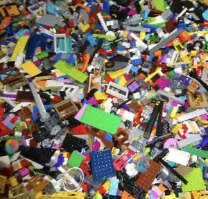 LEGO 10 Pounds Bulk Lot Random Bricks Parts Building Plates Wheels Mix - Picture 1 of 1