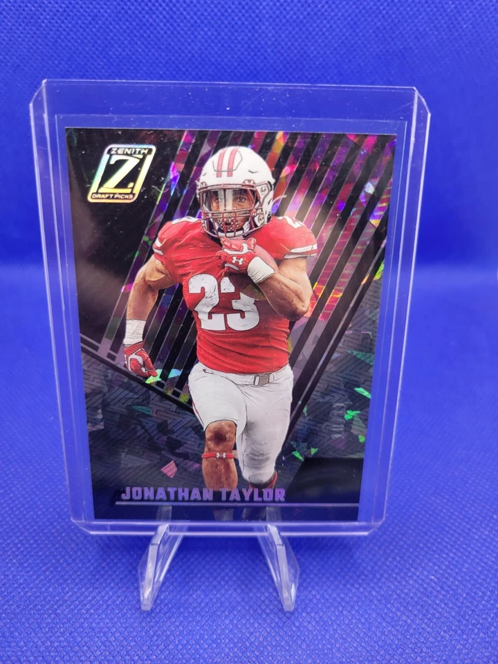 JONATHAN TAYLOR - 2023 Panini Chronicles Draft ZENITH #22 FOTL Cracked Ice 10/11 - Image 1 of 3