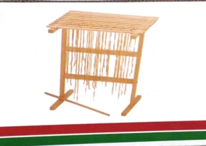 Pasta Holz Trockenständer faltbar klappbar VillaWare Nr. 515 12' Platz - Bild 1 von 2