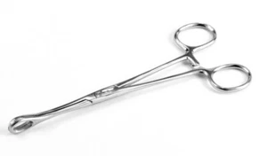 Sponge forceps Regular 15cm 18cm, Tounge Ear Body Pierecing oval Clamps - Picture 1 of 3