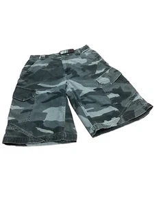 Old Navy Cargo Shorts 16 Green Camo Ripstop Outdoors Military Pocket Hiking - Picture 1 of 6