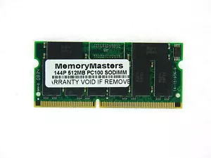 512mb pc100 sodimm PLUS 2X256MB 144 PIN PC100 for iMac G3 233 RevB - Picture 1 of 2