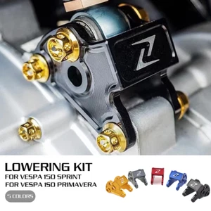 Rear Lowering Kit For Vespa Primavera Sprint 150 Suspension Lowering Linkage Kit - Picture 1 of 13
