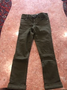 Alice and Olivia army green stretch khaki jeans size 0 - Picture 1 of 9