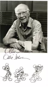 OLLIE JOHNSTON - PHOTOGRAPH SIGNED - Picture 1 of 1