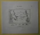1884 Perron Karte MAKKAH / MEKKA & JIDDAH / JEDDAH, SAUDI ARABIEN, #165