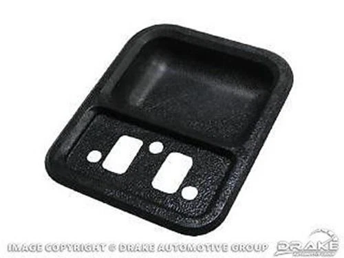 1968-1977 Ford Bronco Falcon - Door Cups (Black, Pair) - Imagem 1 de 1