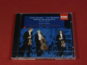 Schnittke CONCERTO FOR THREE STRING TRIO Kremer Bashmet Rostropovich CD sealed - Picture 1 of 2