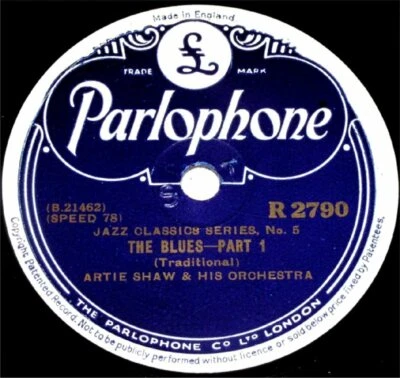 78 RPM – Artie Shaw and His Orchestra – The Blues (1941) Foto 1 de 2