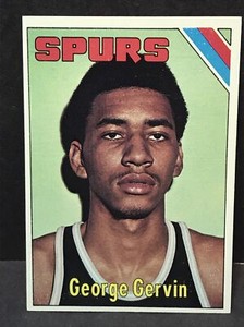 1975-76 Topps George Gervin #233 NM San Antonio Spurs HOF Second Year Gervin