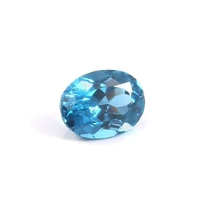 9,60 Ct Shining GIE Zertifiziert Shining Blue Aquamarin Oval Cut Naturedelstein - Bild 1 von 5