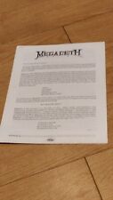 Megadeth Press Kit Release
