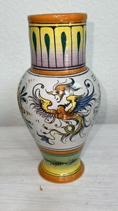 Vintage Raffaellesco Dragon Vase Made in Italy 8-1/2” Numbered & Signed - Picture 1 of 18