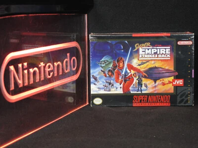Super Nintendo SNES Star Wars Empire Strikes Back Factory Sealed JVC First Print - Image 1 of 4