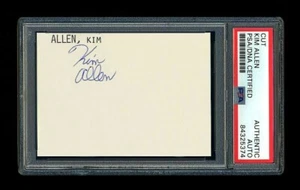 KIM ALLEN SIGNED MINT CUT PSA/DNA AUTOGRAPHED SEATTLE MARINERS SPOKANE INDIANS - Picture 1 of 1