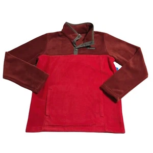 Columbia Youth Boys Girls Fleece Pullover Sweater Size XL (18) Red Rasper - Picture 1 of 7