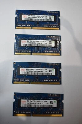 Hynix HMT325S6CFR8C 4 x 2GB, PC3-10600S (DDR3-1600), DDR3 SODIMM, RAM Module - Image 1 of 2