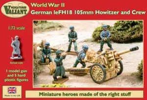 Valiant Miniatures 1:72 - German leFH 18 105mm Howitzer and Crew - VM007 - Bild 1 von 1
