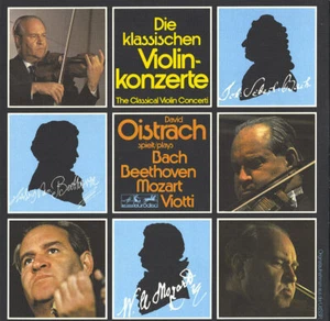 3LP Box BACH VIOTTI MOZART BEETHOVEN Violin Concertos D. OISTRAKH Eurodisc 89410 - Picture 1 of 3