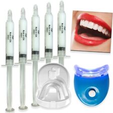 PAP Teeth Whitening and Stain Remover Kit -  5 Syringes, Blue Light, Tray
