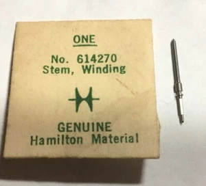 HAMILTON Stelo di carica per orologio #614270 per cal. Grado 730 735 747 748 NOS - Foto 1 di 2