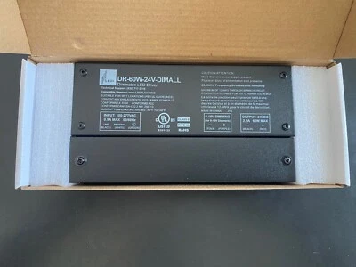LEDI DR-60W-24V-DIMALL LED Driver, 60 Watts, 120-277VAC Input, 24VDC Output - Image 1 of 2