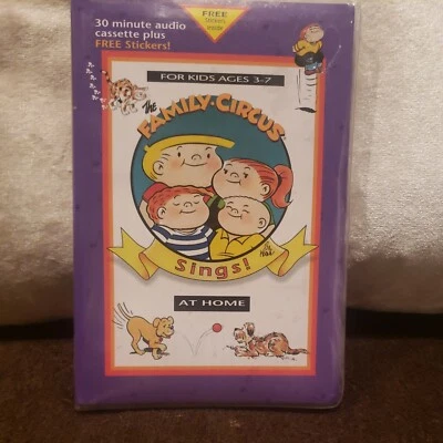 Vintage Family Circus Home Sings Audio Cassette tape set NEW Comic Music Radio - Image 1 of 2