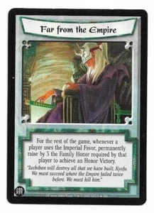 L5R: *FAR FROM THE EMPIRE* - Diamond Edition #9 - Legend of the Five Rings CCG - Picture 1 of 1