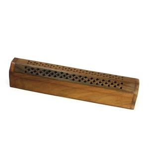 Quemador de incienso - Caja de madera con almacenamiento - Cubierta decorativa Jali - Imagen 1 de 5