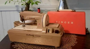Práctica máquina de coser eléctrica usada antigua Singer 50D para niños *ver descripción. - Imagen 1 de 10