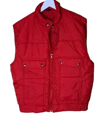 Ozark Trail Men’s Outdoor Vest Red I Sulated Pockets Sz XL - Image 1 of 4