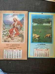 "Sam Sappington Movers Terre Haute 1960 1964, calendarios vintage de Indiana 8x14""" - Imagen 1 de 3