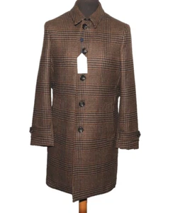 NEW WITH TAG J P HACKETT SAVILE ROW COAT LORO PIANA MERINO WOOL FABRIC 38''R - Picture 1 of 12