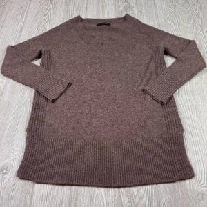 CLAUDIA NICHOLE Merinowolle Kaschmir Tunika Pullover Damen Gr. XS Braun Capsule - Bild 1 von 6
