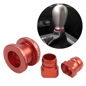 Low Profile Shift Knob Boot Retainer Manual Transmission M10X1.5 For Honda Red - Bild 1 von 10
