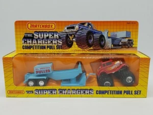 1987 Matchbox The Super Chargers Competition Pull Set DOC CRUSH Monster Truck - Picture 1 of 10