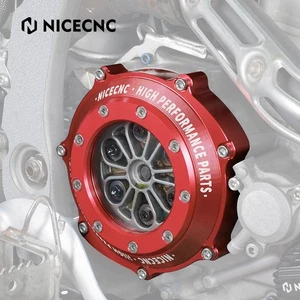 NICECNC Clear Clutch Cover With Gasket For Yamaha YFZ450R Special Edition 2009+ - Picture 1 of 9