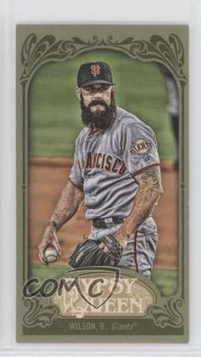 2012 Topps Gypsy Queen Mini Green Brian Wilson #26 - Image 1 of 2