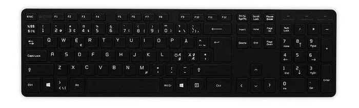 Jobmate 508102 Slim keyboard Black - Image 1 of 1