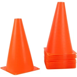 Juvale Motorcycle Practice Cones - 9" x 5.5", Orange, 12-Pack - Cones for Par... - Picture 1 of 6