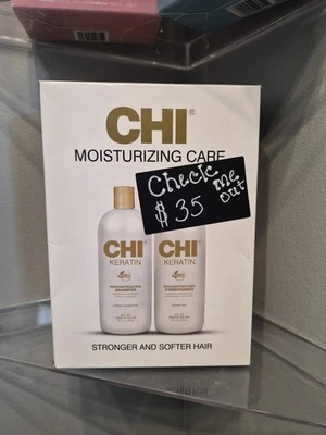 Champú y acondicionador CHI Keratin Moisturizing Care Liter Duo 32 oz cada uno Foto 1 de 3