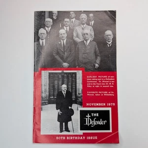 NOV 1975 The Defender Magazine 50th Birthday Dr Gerald Winrod Christian Faith - Bild 1 von 5