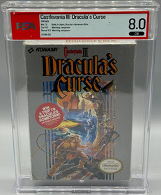 Castlevania III 3 Dracula's Curse Nintendo NES CIB Complete PSA 8.0 Not WATA