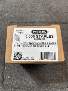 "Grapas galvanizadas Prebena 1-1/8"" E28CNKHA" - Imagen 1 de 3
