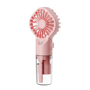 Compact Handheld Misting Fan Rechargeable with Spray for Outdoor Travel - Photo 1/15