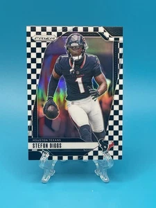 Panini Prizm Stefon Diggs #114 2024 blanco y negro Checker Prizm - Imagen 1 de 2