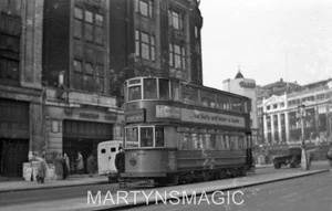 R-45X60mm Bus Tram Negative Liverpool No1414 on last day of working route 54 @ V - Picture 1 of 1