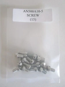 AN500A10-5 Tornillo de cabeza de relleno 10-24 x 5/16" cabeza perforada ranurada - Lote de 15 - Imagen 1 de 4