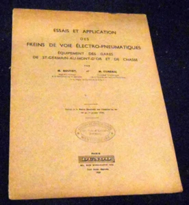 Essais et Application des Freins de Voie Electro-Pneumatiques - Equipement ... - Picture 1 of 1